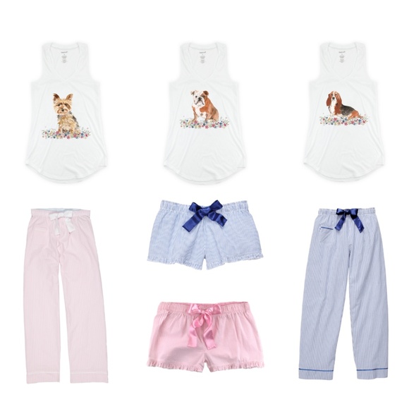 Seer Sucker PJ Pant - Blue Stripe - Picture 4 of 5